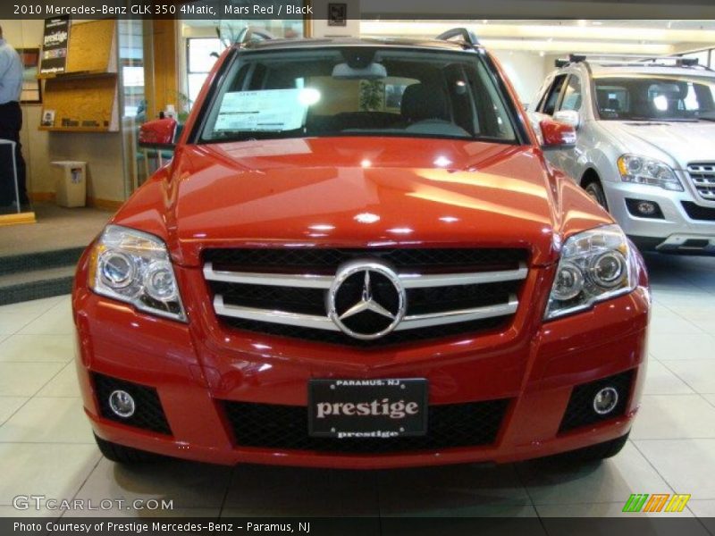Mars Red / Black 2010 Mercedes-Benz GLK 350 4Matic