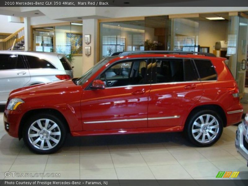 Mars Red / Black 2010 Mercedes-Benz GLK 350 4Matic