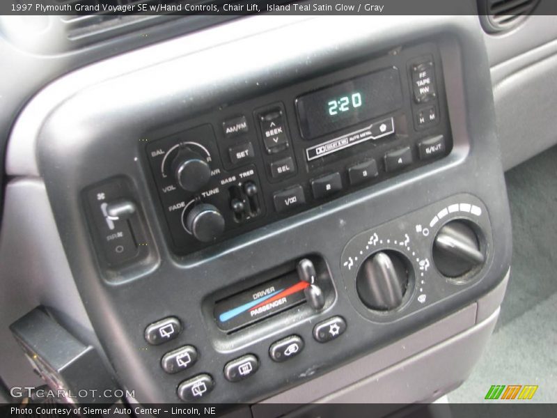 Island Teal Satin Glow / Gray 1997 Plymouth Grand Voyager SE w/Hand Controls, Chair Lift