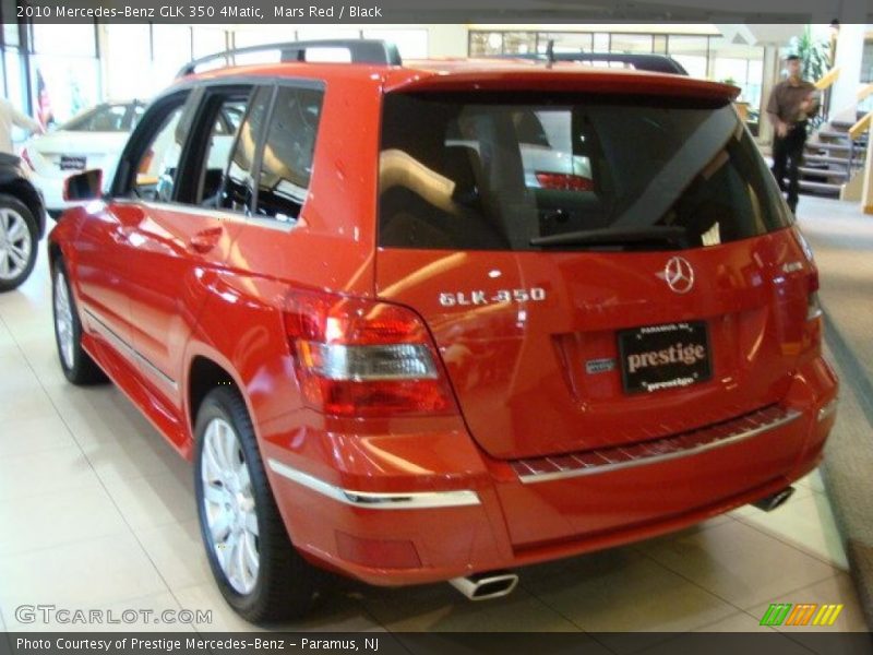 Mars Red / Black 2010 Mercedes-Benz GLK 350 4Matic