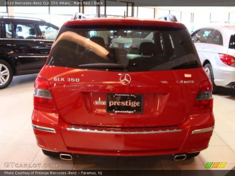 Mars Red / Black 2010 Mercedes-Benz GLK 350 4Matic