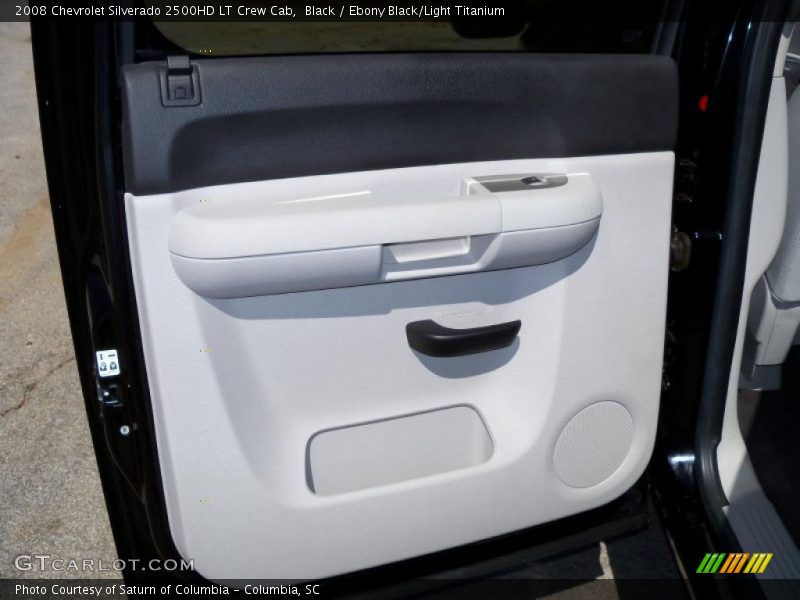 Black / Ebony Black/Light Titanium 2008 Chevrolet Silverado 2500HD LT Crew Cab