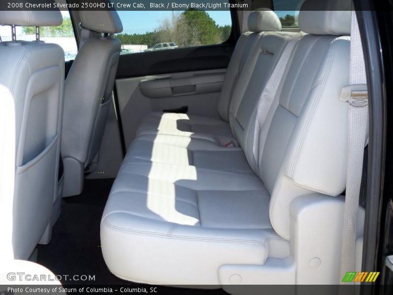 Black / Ebony Black/Light Titanium 2008 Chevrolet Silverado 2500HD LT Crew Cab
