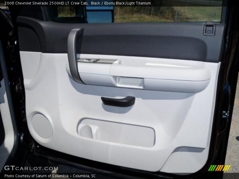 Black / Ebony Black/Light Titanium 2008 Chevrolet Silverado 2500HD LT Crew Cab