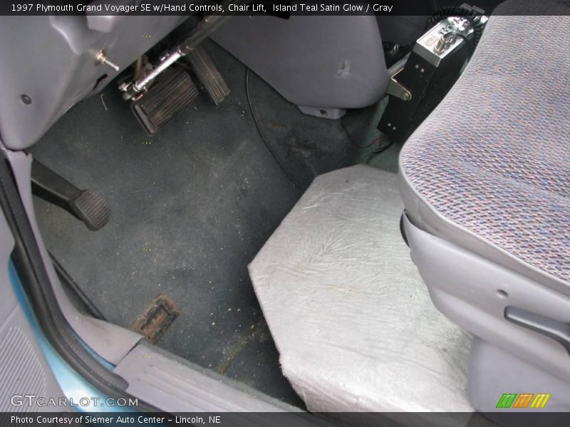 Island Teal Satin Glow / Gray 1997 Plymouth Grand Voyager SE w/Hand Controls, Chair Lift