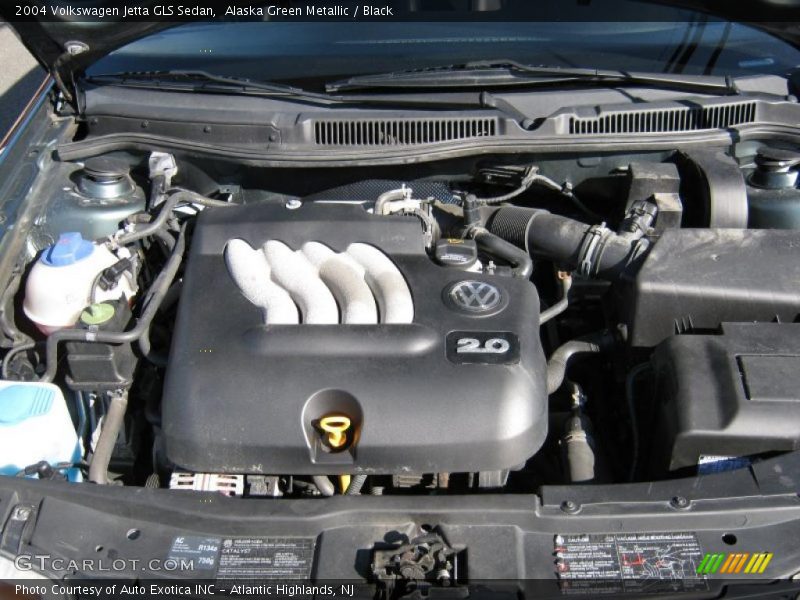 Alaska Green Metallic / Black 2004 Volkswagen Jetta GLS Sedan