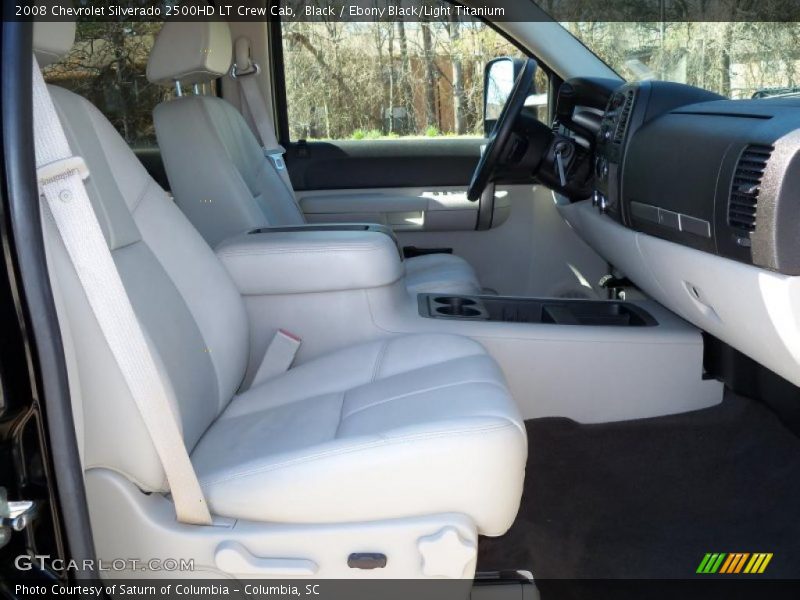 Black / Ebony Black/Light Titanium 2008 Chevrolet Silverado 2500HD LT Crew Cab