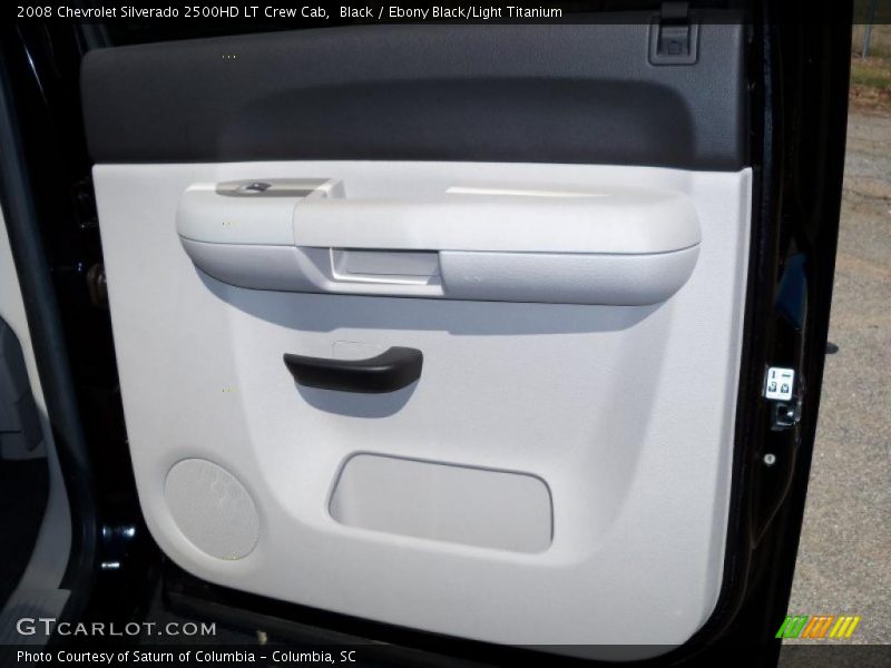 Black / Ebony Black/Light Titanium 2008 Chevrolet Silverado 2500HD LT Crew Cab
