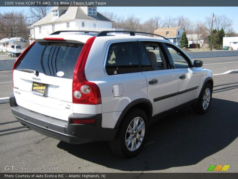 Ice White / Taupe/Light Taupe 2005 Volvo XC90 T6 AWD