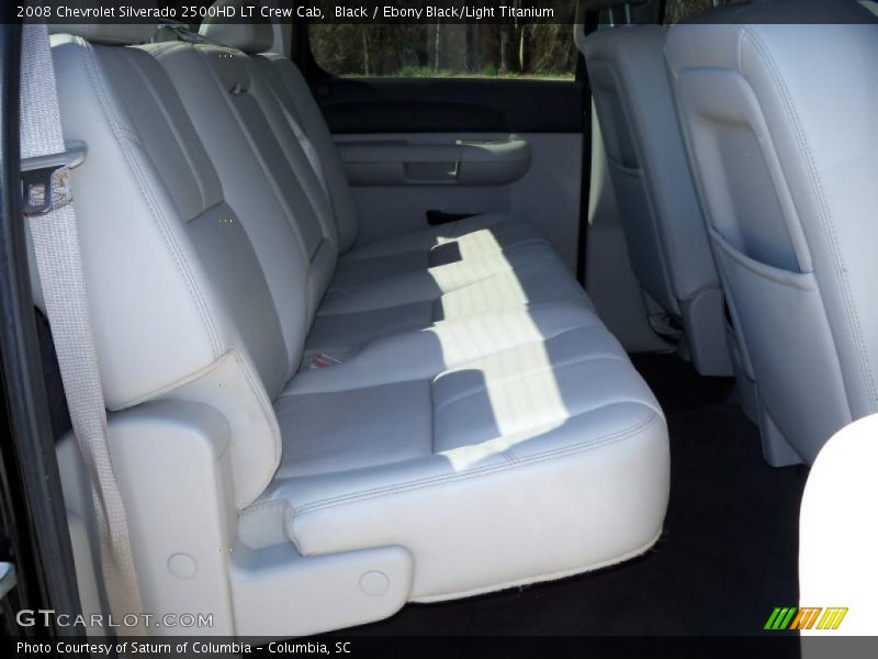 Black / Ebony Black/Light Titanium 2008 Chevrolet Silverado 2500HD LT Crew Cab