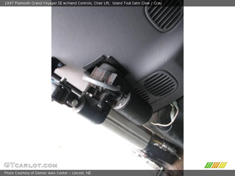 Island Teal Satin Glow / Gray 1997 Plymouth Grand Voyager SE w/Hand Controls, Chair Lift