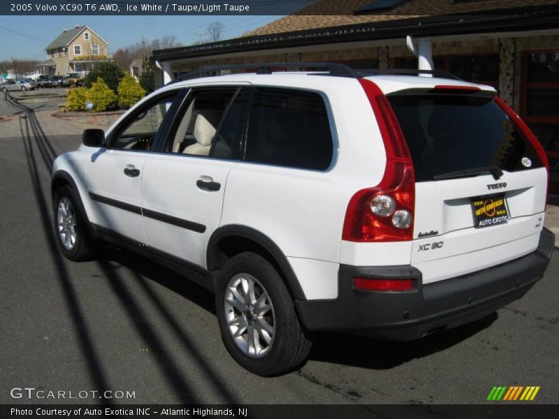 Ice White / Taupe/Light Taupe 2005 Volvo XC90 T6 AWD