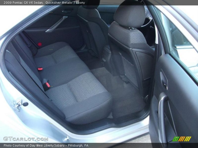 Quicksilver Metallic / Ebony 2009 Pontiac G6 V6 Sedan