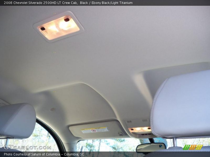 Black / Ebony Black/Light Titanium 2008 Chevrolet Silverado 2500HD LT Crew Cab