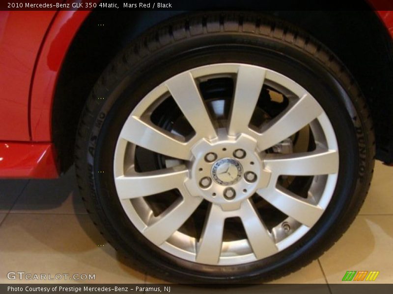 Mars Red / Black 2010 Mercedes-Benz GLK 350 4Matic