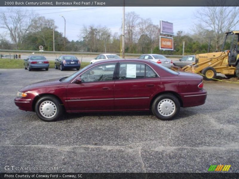 Bordeaux Red Pearl / Taupe 2000 Buick Century Limited