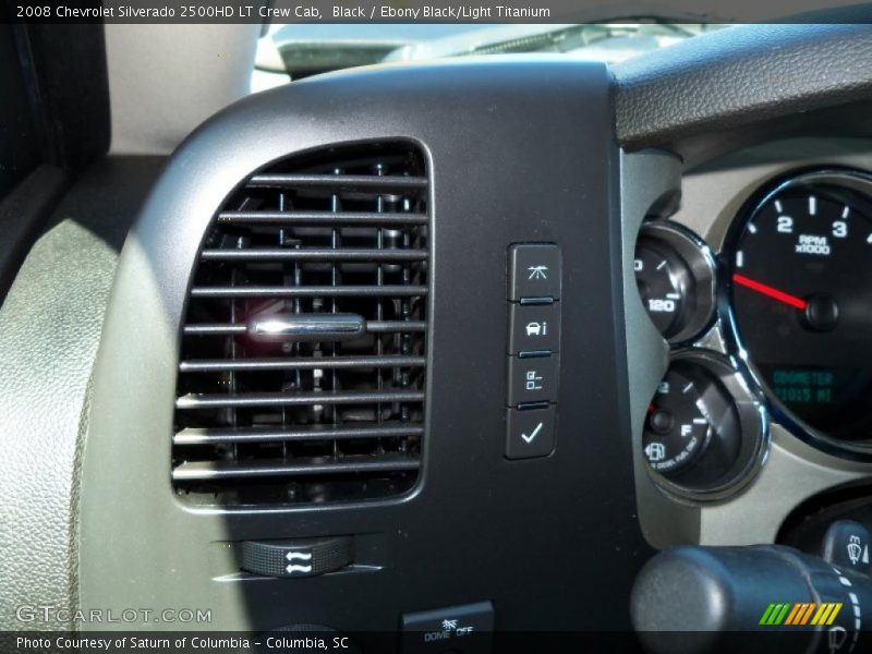 Black / Ebony Black/Light Titanium 2008 Chevrolet Silverado 2500HD LT Crew Cab