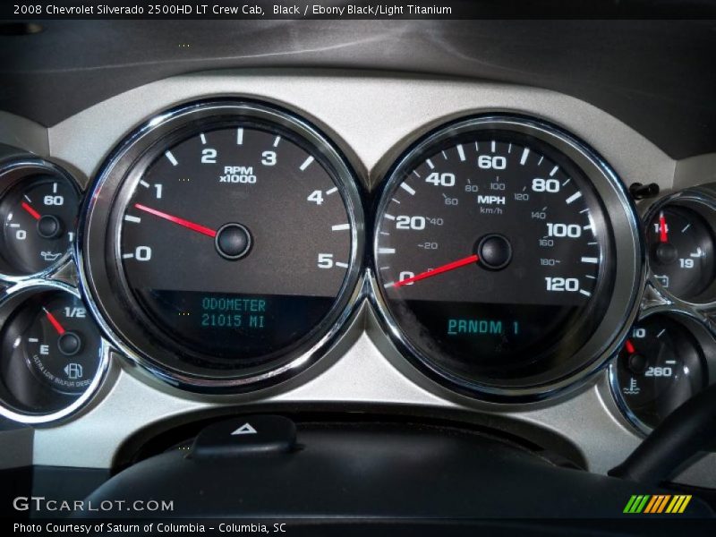 Black / Ebony Black/Light Titanium 2008 Chevrolet Silverado 2500HD LT Crew Cab