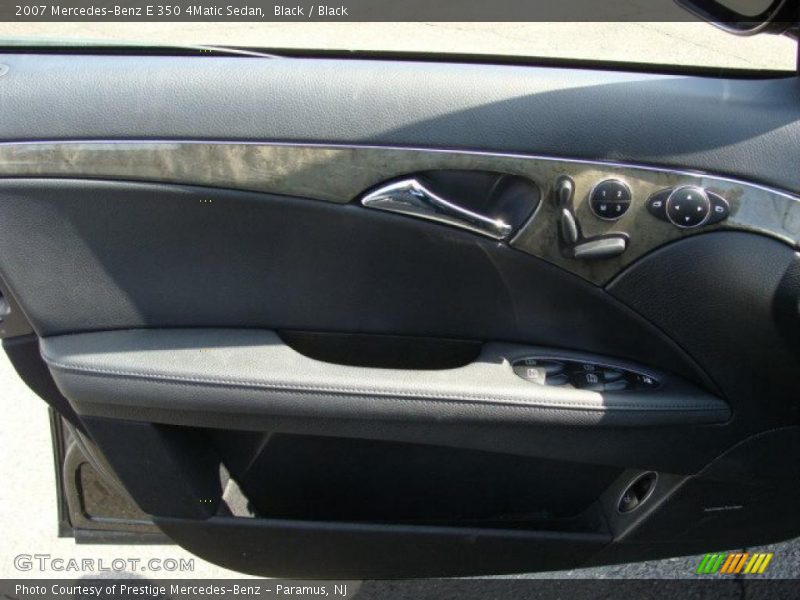 Black / Black 2007 Mercedes-Benz E 350 4Matic Sedan