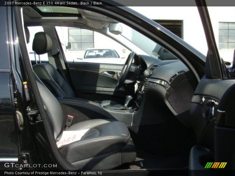Black / Black 2007 Mercedes-Benz E 350 4Matic Sedan