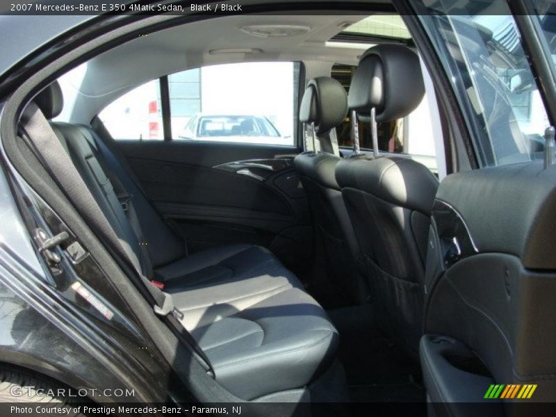 Black / Black 2007 Mercedes-Benz E 350 4Matic Sedan