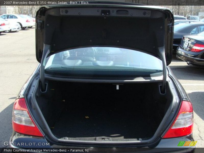 Black / Black 2007 Mercedes-Benz E 350 4Matic Sedan