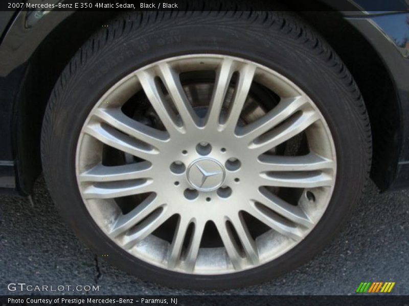 Black / Black 2007 Mercedes-Benz E 350 4Matic Sedan
