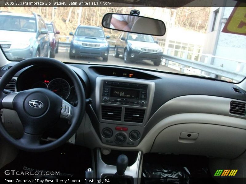 Satin White Pearl / Ivory 2009 Subaru Impreza 2.5i Wagon