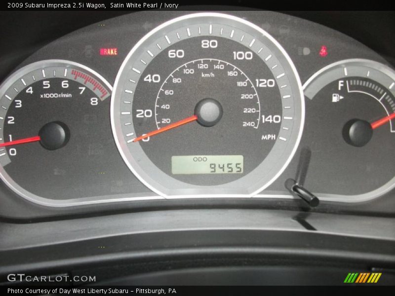 Satin White Pearl / Ivory 2009 Subaru Impreza 2.5i Wagon