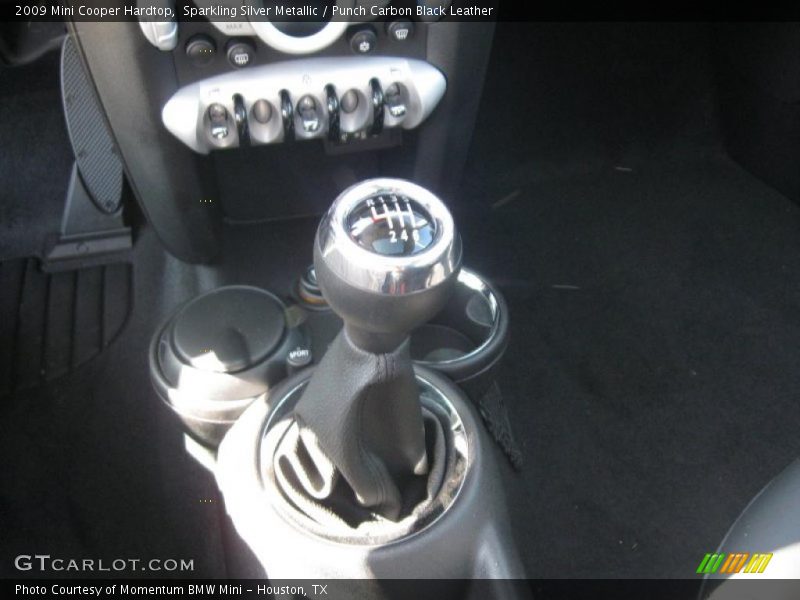 Sparkling Silver Metallic / Punch Carbon Black Leather 2009 Mini Cooper Hardtop