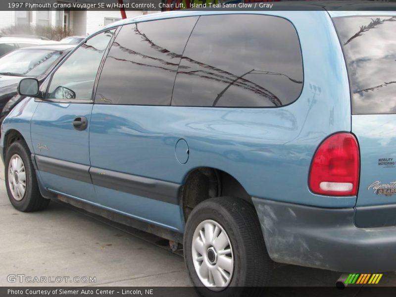 Island Teal Satin Glow / Gray 1997 Plymouth Grand Voyager SE w/Hand Controls, Chair Lift