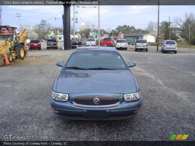Titanium Blue Metallic / Medium Blue 2001 Buick LeSabre Limited
