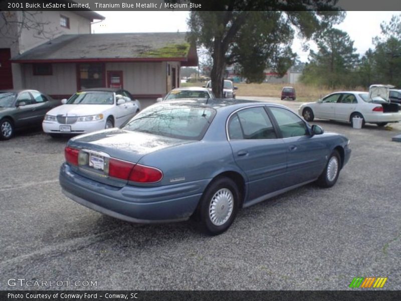 Titanium Blue Metallic / Medium Blue 2001 Buick LeSabre Limited