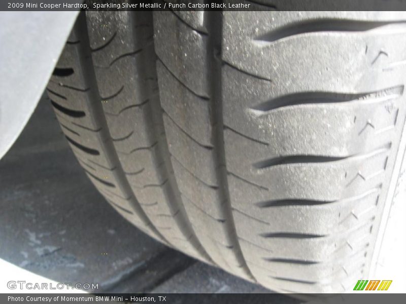 Sparkling Silver Metallic / Punch Carbon Black Leather 2009 Mini Cooper Hardtop