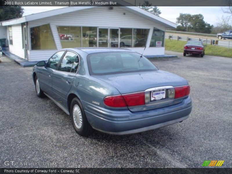 Titanium Blue Metallic / Medium Blue 2001 Buick LeSabre Limited