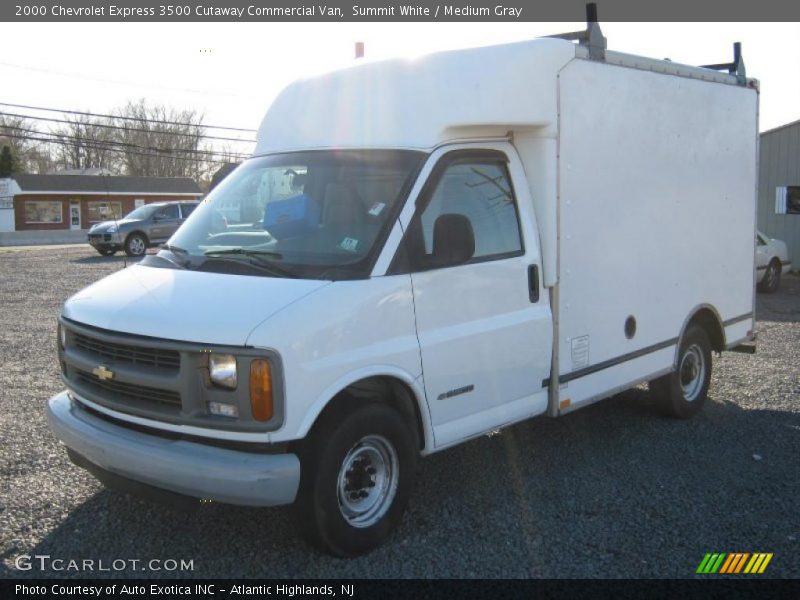 Summit White / Medium Gray 2000 Chevrolet Express 3500 Cutaway Commercial Van