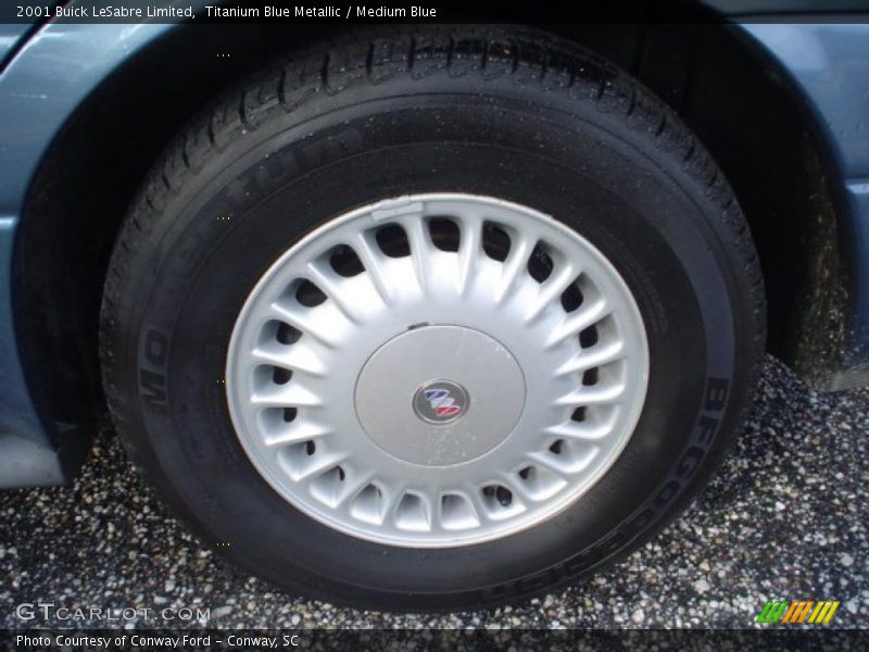 Titanium Blue Metallic / Medium Blue 2001 Buick LeSabre Limited