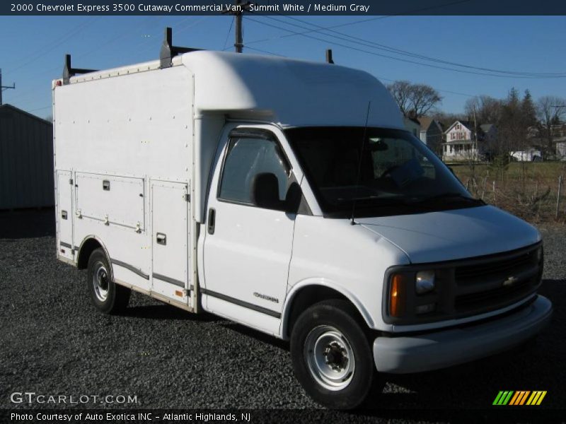 Summit White / Medium Gray 2000 Chevrolet Express 3500 Cutaway Commercial Van