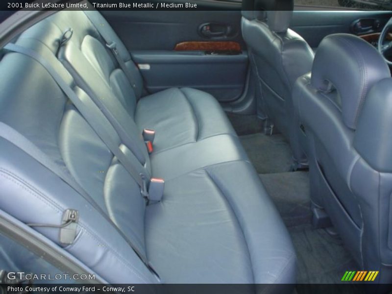 Titanium Blue Metallic / Medium Blue 2001 Buick LeSabre Limited