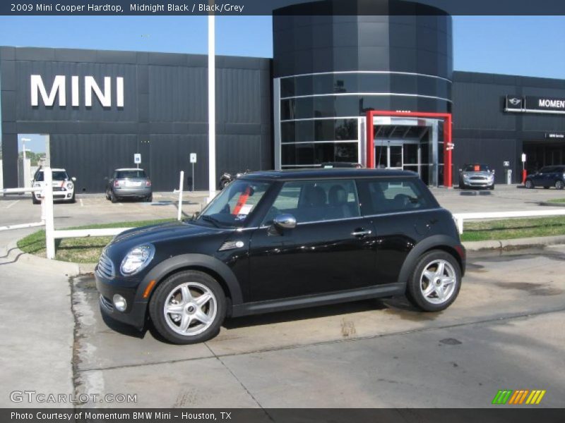 Midnight Black / Black/Grey 2009 Mini Cooper Hardtop