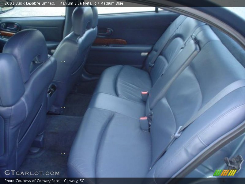 Titanium Blue Metallic / Medium Blue 2001 Buick LeSabre Limited