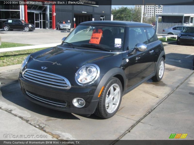 Midnight Black / Black/Grey 2009 Mini Cooper Hardtop
