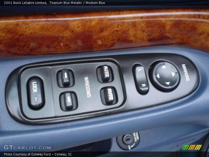 Titanium Blue Metallic / Medium Blue 2001 Buick LeSabre Limited
