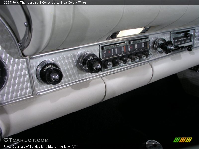 Inca Gold / White 1957 Ford Thunderbird E Convertible