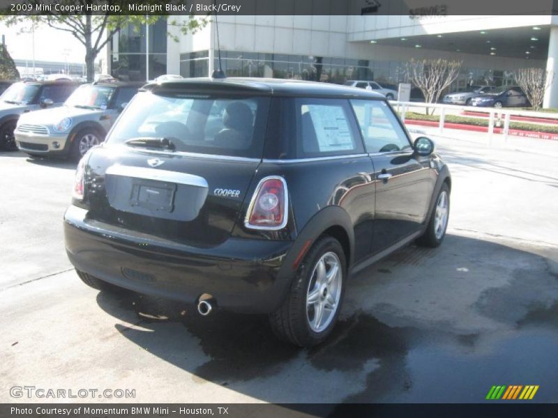 Midnight Black / Black/Grey 2009 Mini Cooper Hardtop