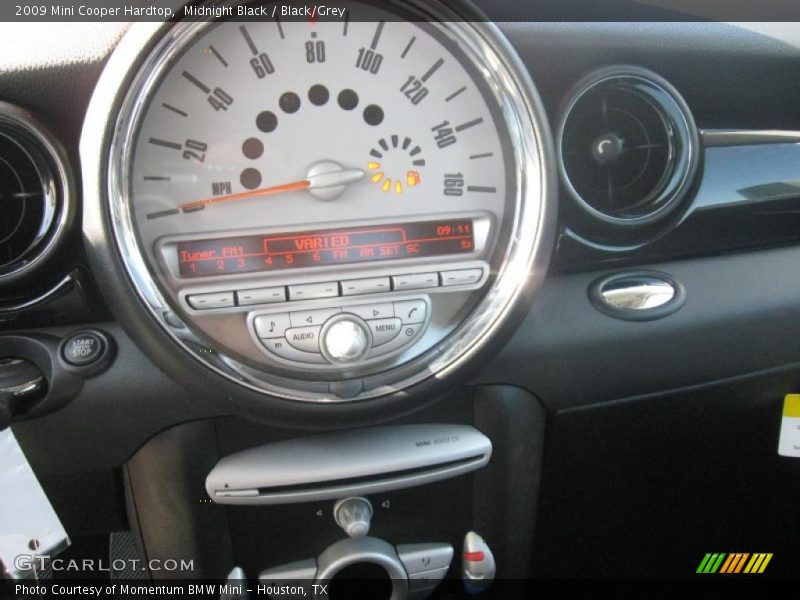 Midnight Black / Black/Grey 2009 Mini Cooper Hardtop