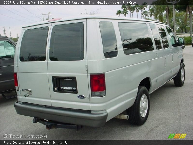 Silver Metallic / Medium Flint Grey 2007 Ford E Series Van E350 Super Duty XL 15 Passenger