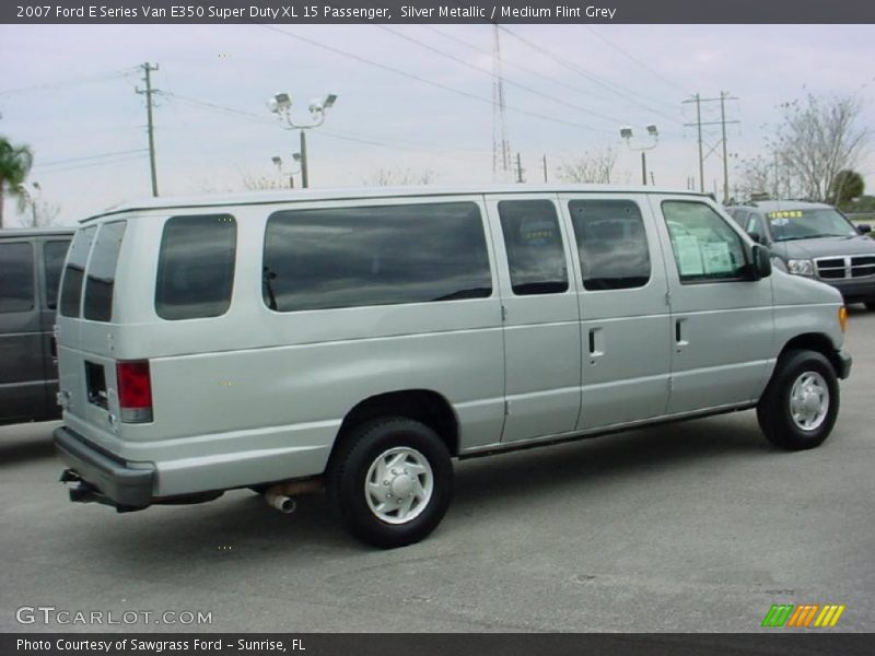 Silver Metallic / Medium Flint Grey 2007 Ford E Series Van E350 Super Duty XL 15 Passenger