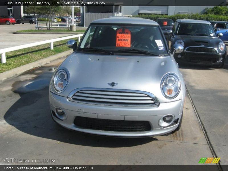 Pure Silver Metallic / Black/Grey 2009 Mini Cooper Hardtop