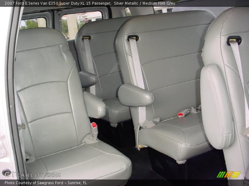 Silver Metallic / Medium Flint Grey 2007 Ford E Series Van E350 Super Duty XL 15 Passenger